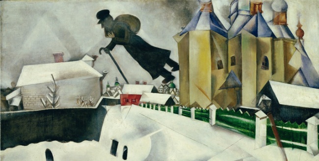 Chagall Au-dessus de Vitebsk 1915 - 1920