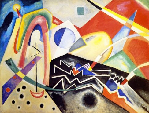 Wassily Kandinsky 'White Zig Zags' (1922)