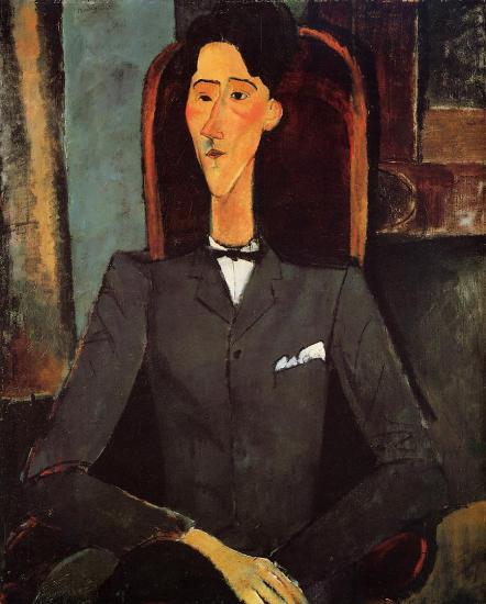Amedeo Modigliani Portrait of Jean Cocteau (1917)
