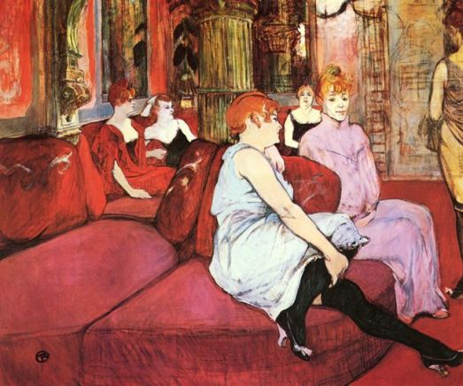 Toulouse-Lautrec 'Au Salon de la Rue des Moulins' (1894)