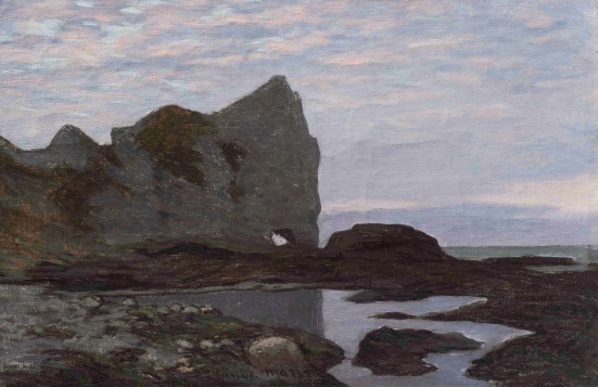 Monet 'Etretat' (c.1864)
