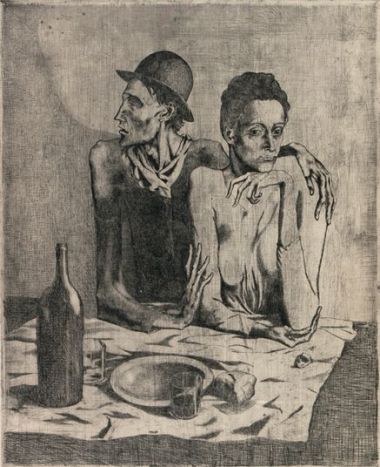 Picasso 'The Frugal Meal' (1904)