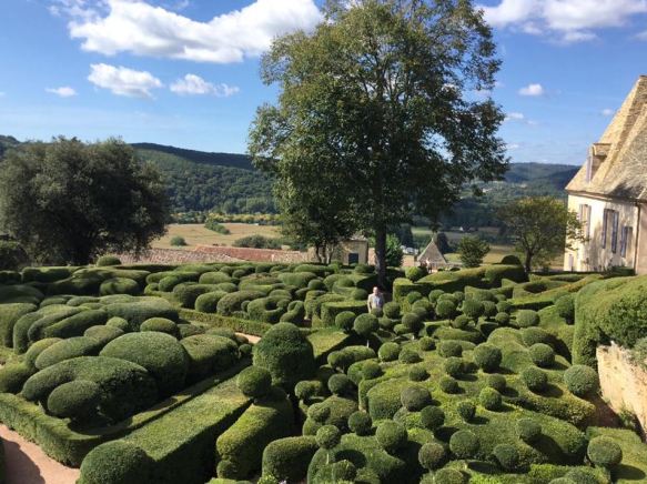 The Hanging gardens of Marqueyssac in Dordogne