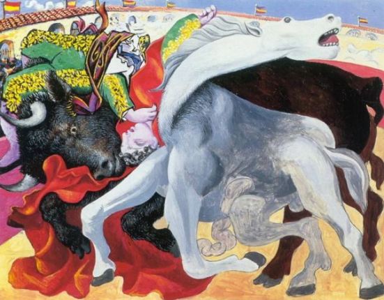 Picasso 'Corrida - la Mort du Torero' (1933)