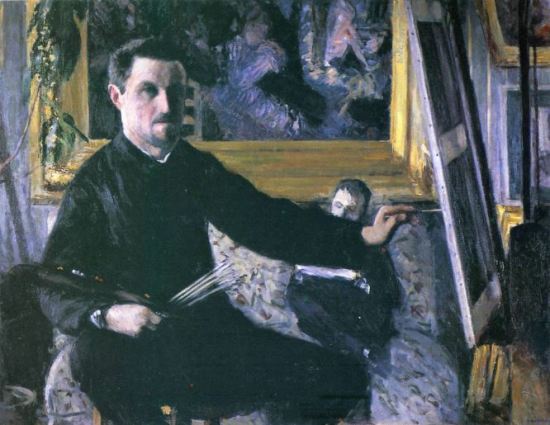 Gustave Caillebotte 'Self-Portrait at the Easel' (1878 - 79)