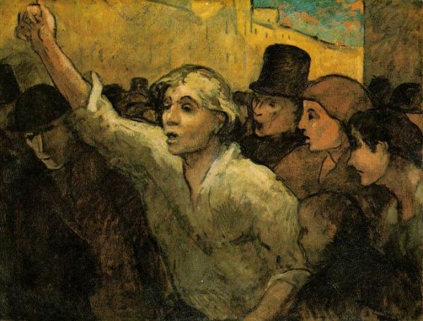 Honore Daumier 'The Uprising' (c.1848)