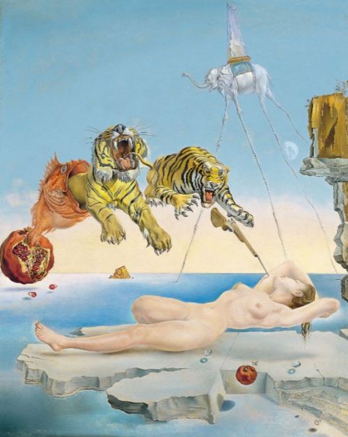 Salvador Dali' Dream Caused by the Flight of a Bee ...' (1944)