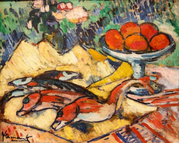 maurice-de-vlaminck-still-life-with-fish-1907