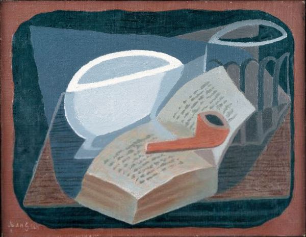 Juan Gris 'Book and Pipe' (1925)