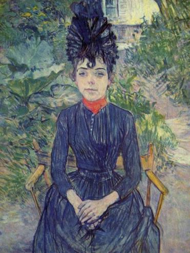 Henri Toulouse-Lautrec 'Seated Woman in the Garden' (1891)