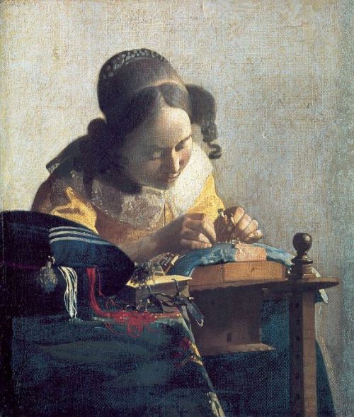Vermeer 'The Lacemaker' (c.1669 - 70)