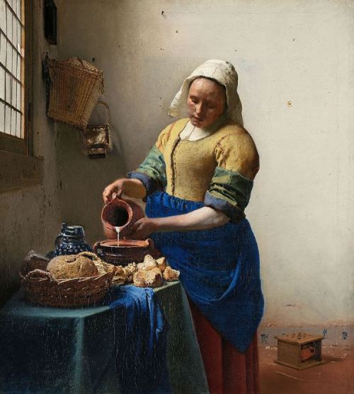 Vermeer 'The Milkmaid' (c.1657 - 58)
