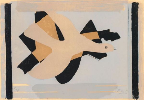Braque 'The Bird and his Shadow I' (lithograph, 1959)