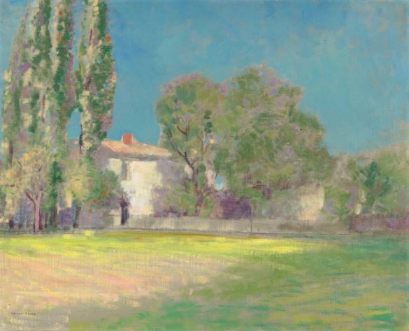 Odilon Redon 'Peyrelebade, domaine familial près de Listrac' (1896 - 97)
