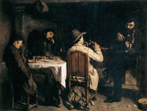 Gustave Courbet 'After Dinner at Ornans' (1849)
