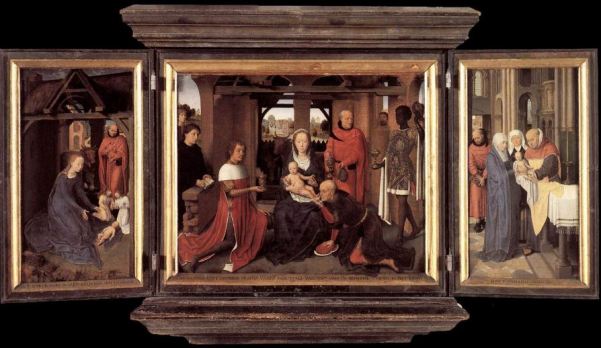 Hans Memling 'Triptych of Jan Floreins' (1479)