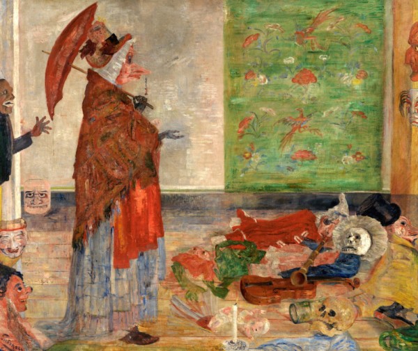 James Ensor 'The Astonishment of the Mask Wouse' (1889)