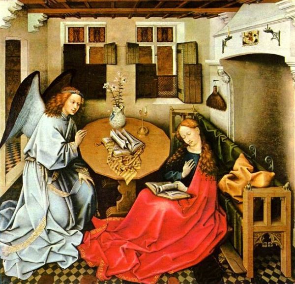 Robert Campin 'Annunciation' (c.1420s)