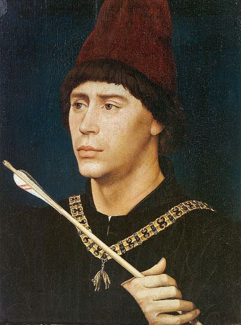 Rogier van der Weyden 'Portrait of Antoine, 'Grand Bâtard' of Burgundy' (c.1460)