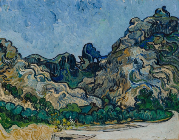 Vincent van Gogh 'Mountains at Saint-Remy' (1889)