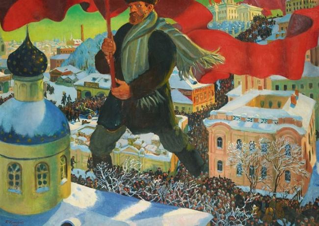 Boris Kustodiev 'The Bolshevik' (1920)