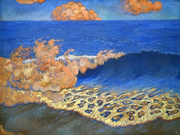 George Lacombe 'Marine Blue. The Effects of Waves' (c.1893)