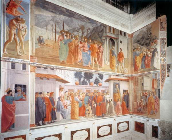 Frescoes in the Brancacci Chapel, Santa Maria del Carmine, Florence (1426 - 82)