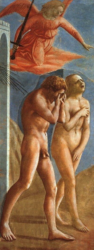 Masaccio 'Expulsion of Adam and Eve from Eden' (c.1424 - 27)