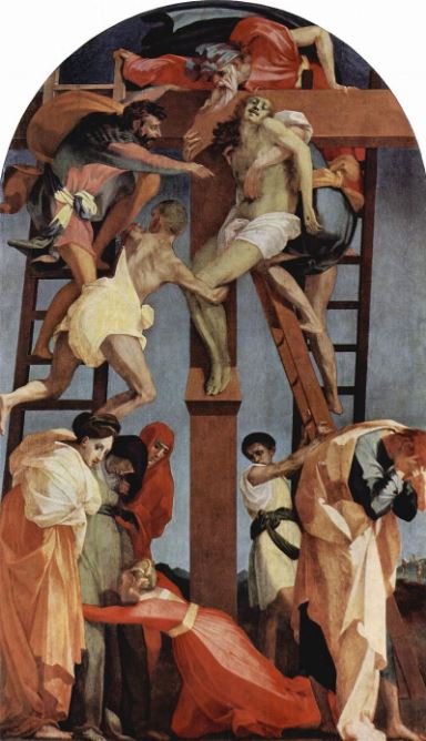 Rosso Fiorentino 'Deposition from the Cross' (c.1521) Pinacoteca Comunale, Volterra