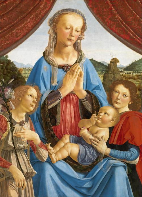 Verrocchio 'Virgin and Child with Two Angels' (c.1471 - 72)