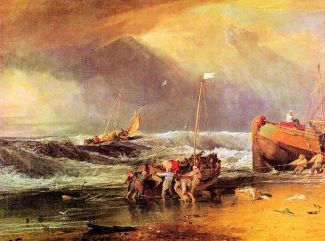 JMW Turner 'Coastal Scene with Fisherman' (c.1803 - 04)