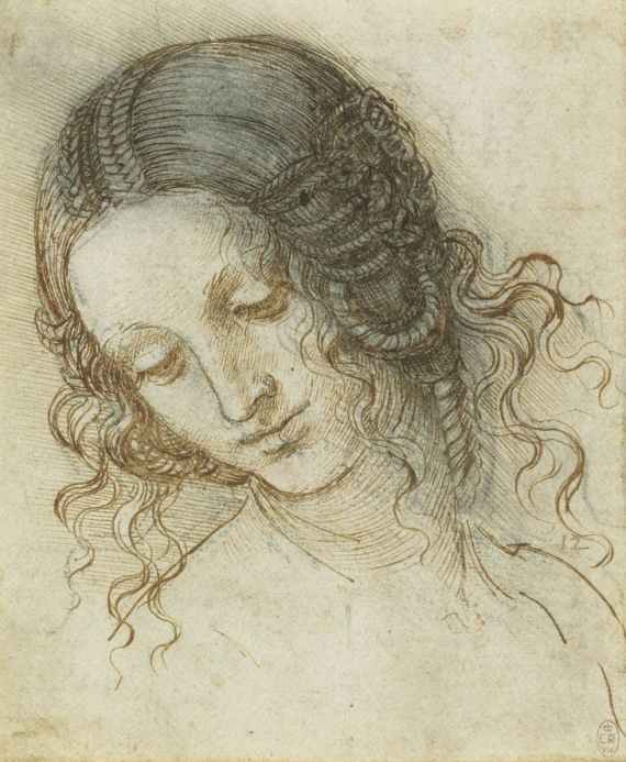 Leonardo 'The Head of Leda' (c.1505 - 08)