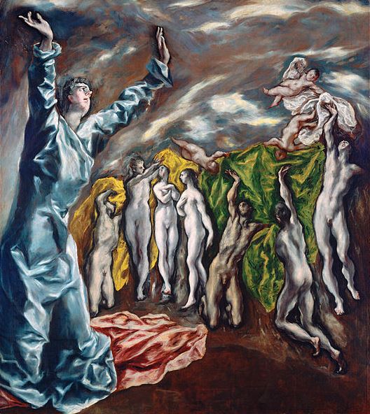 El Greco 'The Vision of Saint John' (1610 - 14)
