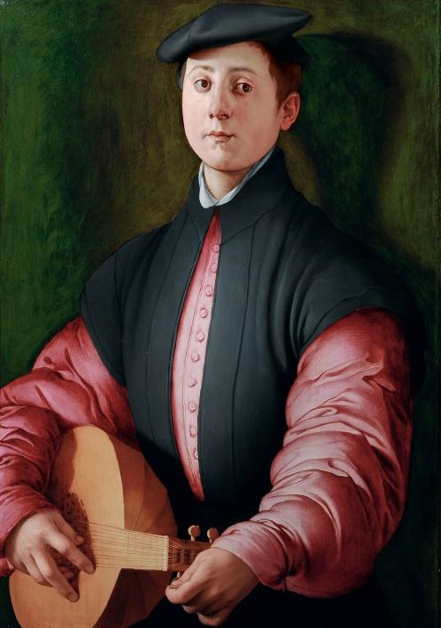 Pontormo 'Portrait of a Lute Player' (c.1529 - 30)