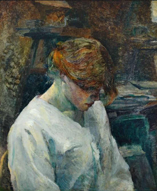 Toulouse-Lautrec 'The Redhead in a White Blouse' (1889)