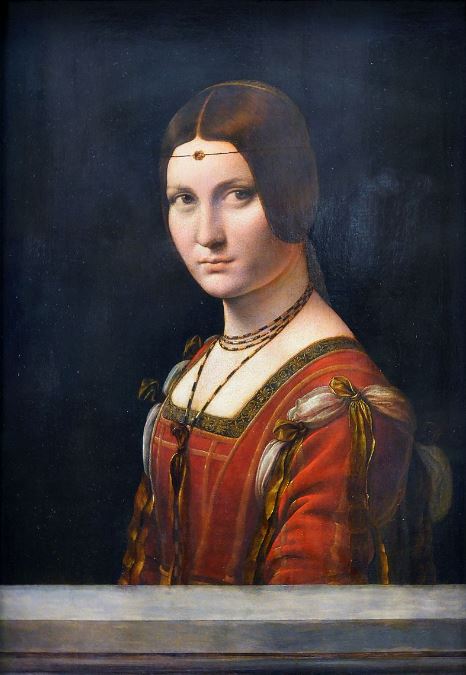 Leonardo da Vinci 'La belle ferronniere' (c.1490 - 96)