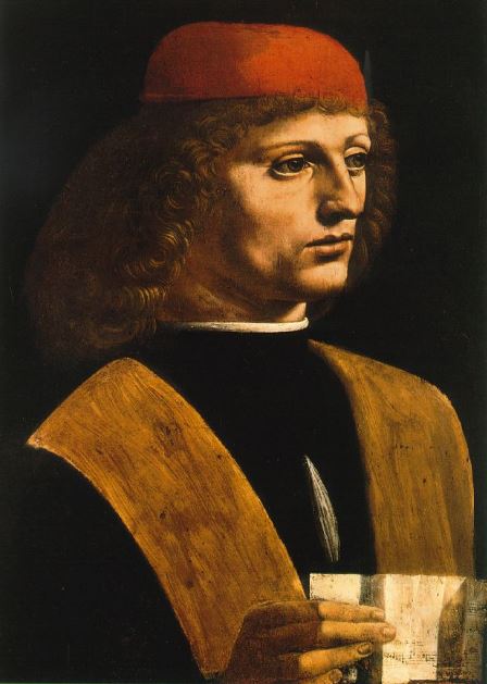 Leonardo da Vinci 'Portrait of a Musician' (c.1490)
