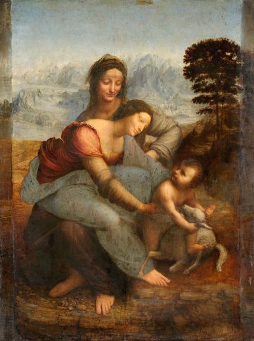 Leonardo da Vinci 'The Virgin and Child with St. Anne' (c.1503 - 19)